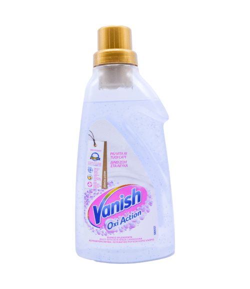 Soluție pete Vanish Oxi Action Gel White 750 ml