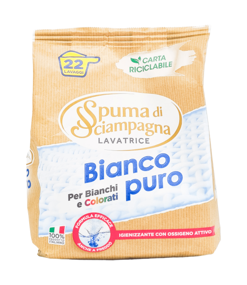 Detergent pulbere Spuma di Sciampagna Bianco Puro 22 spălări 990 g