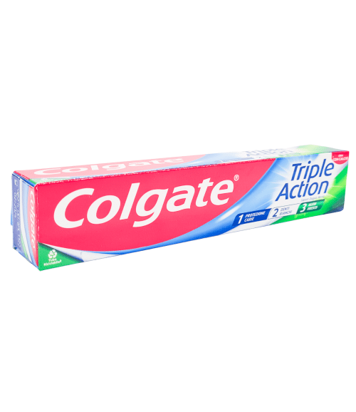 Pastă de dinți Colgate Triple Action cu calciu 75 ml
