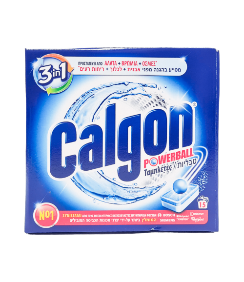 Tablete anticalcar Calgon Powerball 3 în 1 15 bucăți