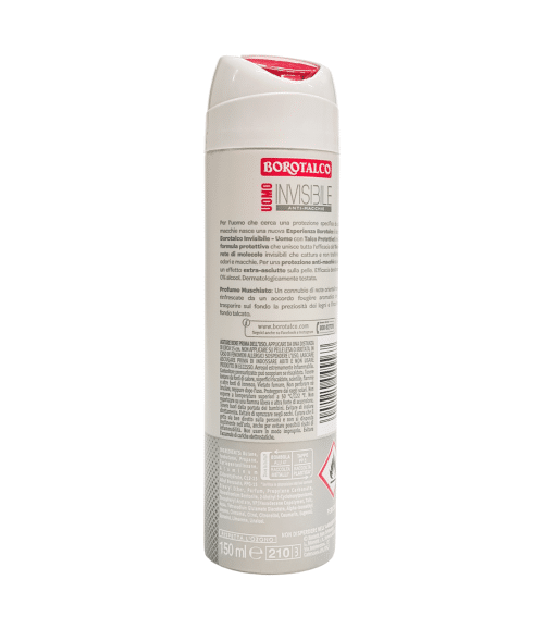Deodorant spray Borotalco Invisible Uomo 150 ml