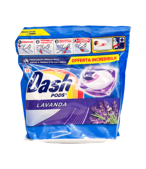 Detergent capsule Dash Pods Lavandă 44 spălări