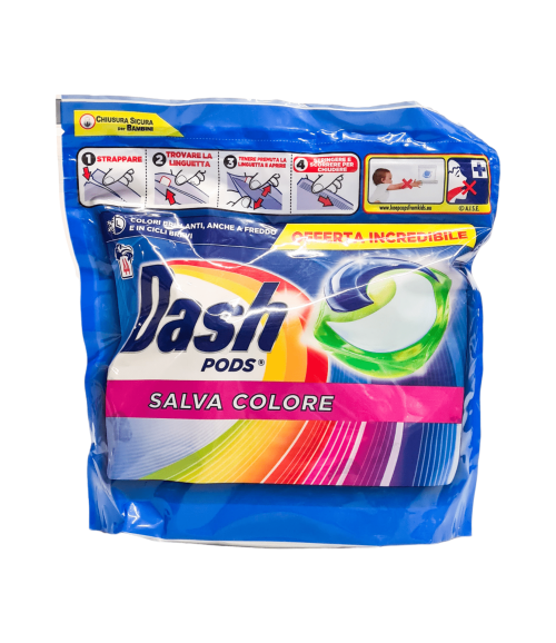 Detergent capsule Dash Pods Salva Colore 44 spălări