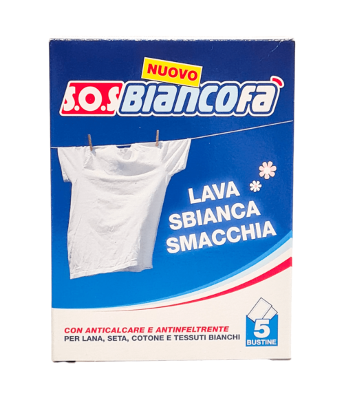 Detergent și înălbitor SOS Biancofa 5 folii
