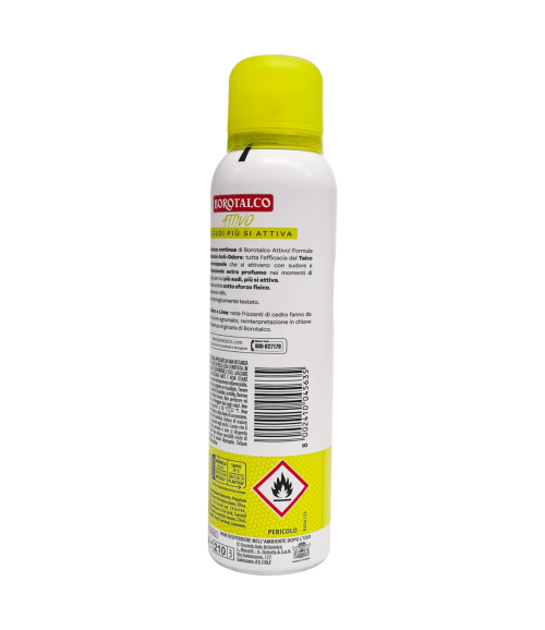 Antiperspirant spray Borotalco Cedru și Lămâie 150 ml