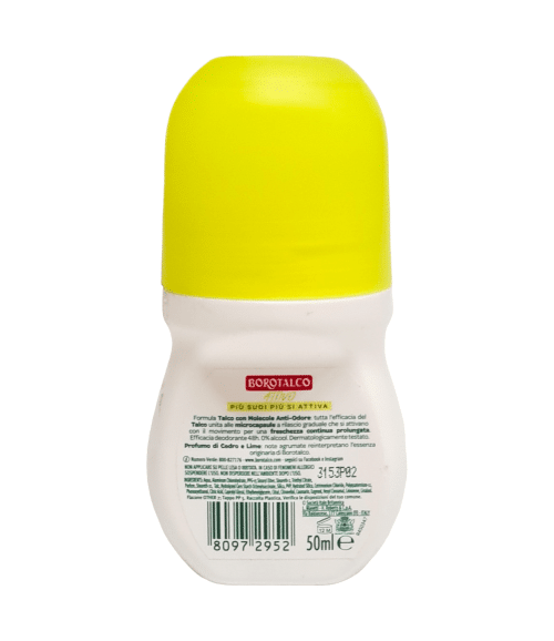 Deodorant Roll-on Borotalco cedru și lime 50 ml
