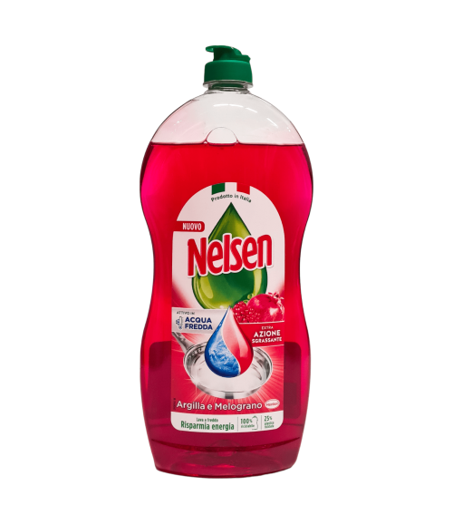 Detergent de vase Nelsen argilă și rodie 850 ml
