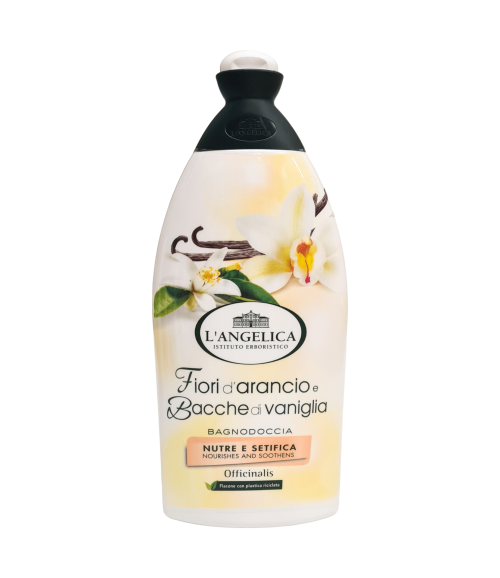 Gel de duș L'Angelica flori de portocal și bețe de vanilie 500 ml