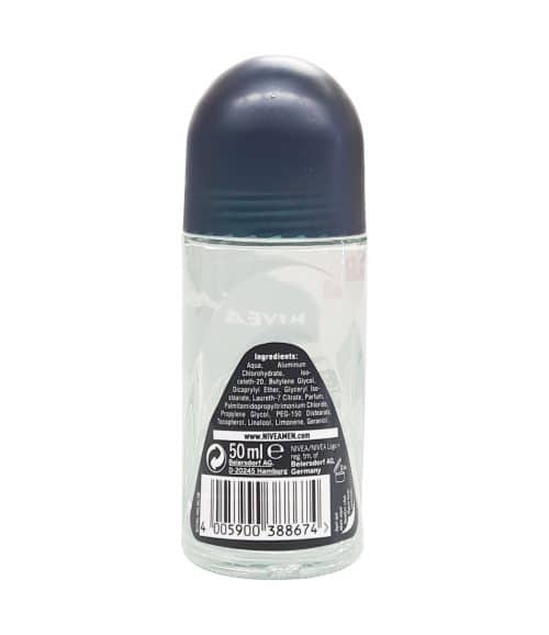 Deodorant antiperspirant roll-on Nivea Men Black & White Invisible Original 50 ml