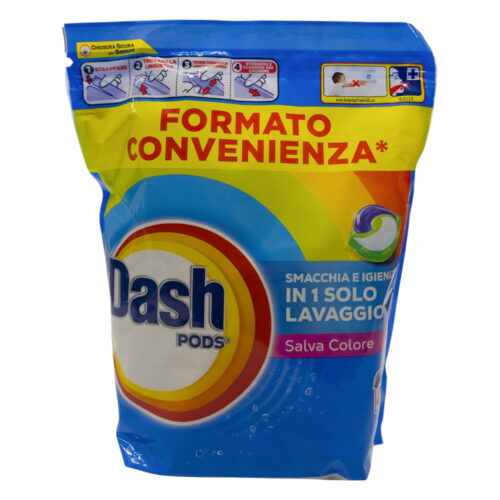 Acasă - Magazin Italian Detergent capsule Salva Colore Dash Pods 44 buc