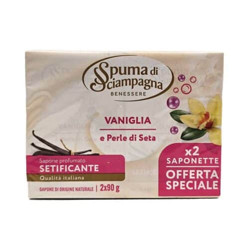 Săpun solid Spuma di Sciampagna cu vanilie și perle de mătase 180 g - 1